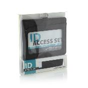 Set ID Access Horizontal con cinta Lanyard Negro