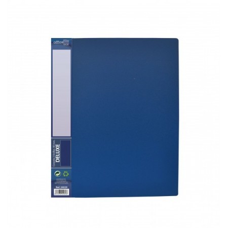 Carpeta A4+ Deluxe 4 Anillas 40 mm Azul
