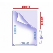 Dossier Lateral con Fuelle Extra A4 Cristal