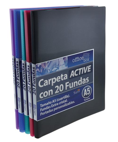 Carpeta A5 40 Fundas SUPRA