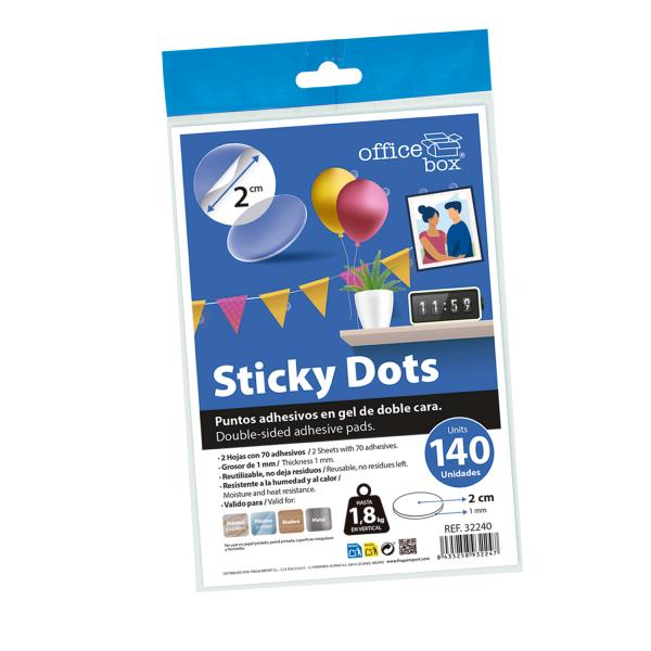 Sticky Dots  (Pack 140 ud)