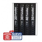  Carpeta 40 Fundas Re-Organizer Negro