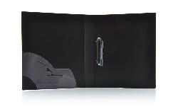 Carpeta 2 Anillas 25 mm Deluxe Negro