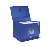 Organizador Fuelle 12 Div. Base V-Lock Azul