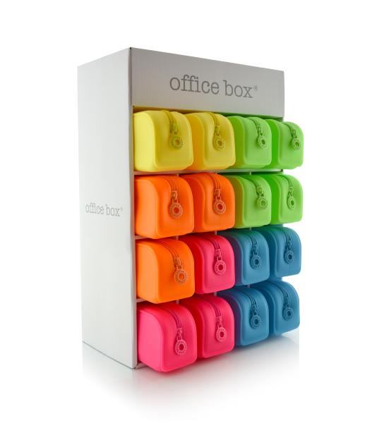 Display Silicone Porta todo Cuadrado Fluo