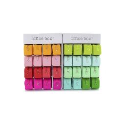 Rainbow Display Silicone Porta todo Cuadrado 
