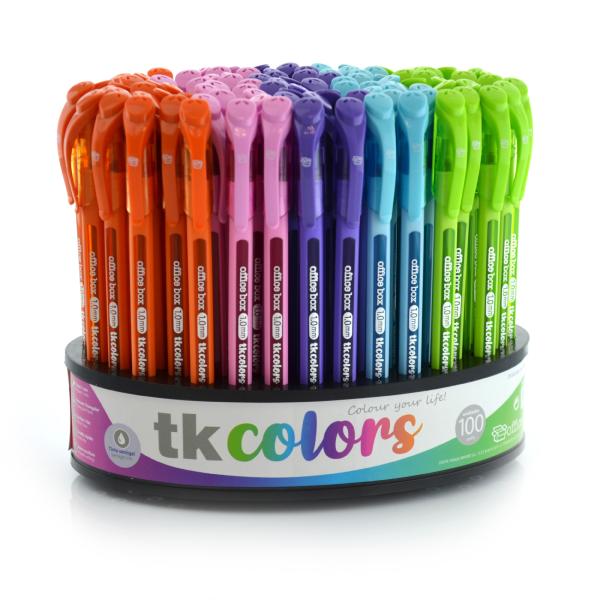 Bolígrafo TK Colors (Display 100 ud)