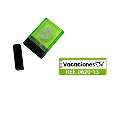 Mini Stamp Castellano "Vacaciones"