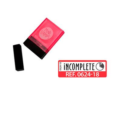 Mini Stamp Inglés "Incomplete"