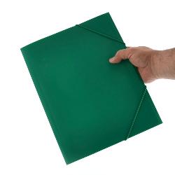 Carpeta con Gomas A4+  Verde