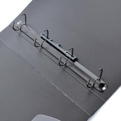 Carpeta 4 Anillas 25 mm Deluxe Negro