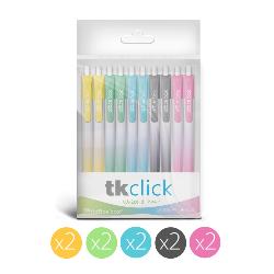 Bolígrafo TK Click Surtido (Bolsa 10 Ud)