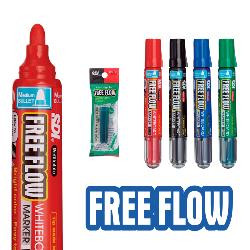 Rotulador Free Flow Pizarra Blanca  (Caja 12 ud)
