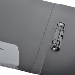 Carpeta 2 Anillas 16 mm Deluxe Negro