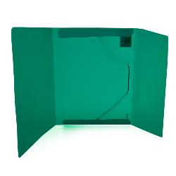 Carpeta con Gomas A4+  Verde