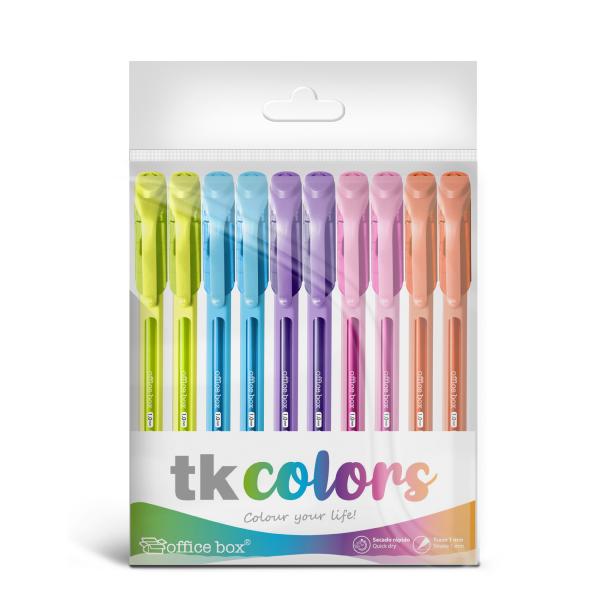 Bolígrafo TK Colors Surtido (Bolsa 10 ud)