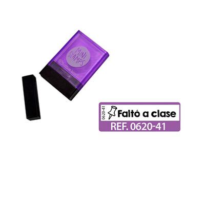 Mini Stamp Castellano "Faltó a clase"