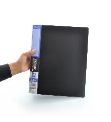 Carpeta 2 Anillas 25 mm Deluxe Negro