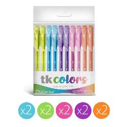 Bolígrafo TK Colors Surtido (Bolsa 10 ud)