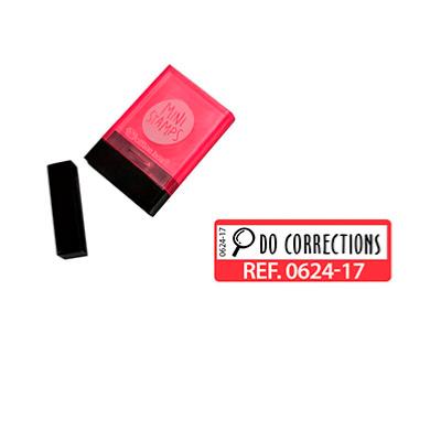 Mini Stamp Inglés "Do Corrections"