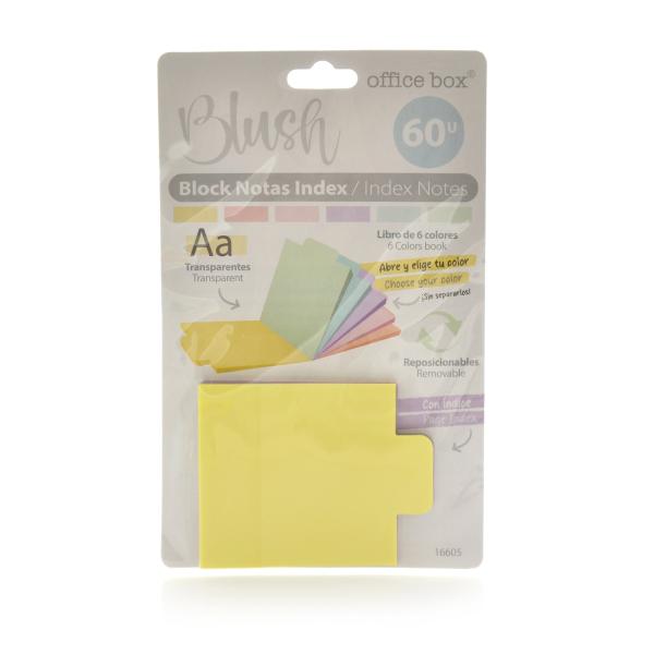 Block Notas Index Blush