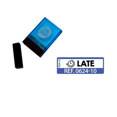 Mini Stamp Inglés "Late"