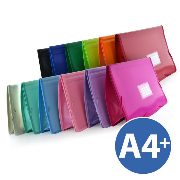 Carpeta Gomas y Fuelle XXL A4+ Colorline