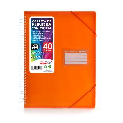 Carpeta 40 Fundas Espiral A4 Colorline