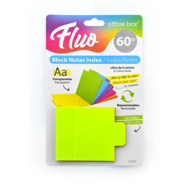 Block Notas Index Fluo
