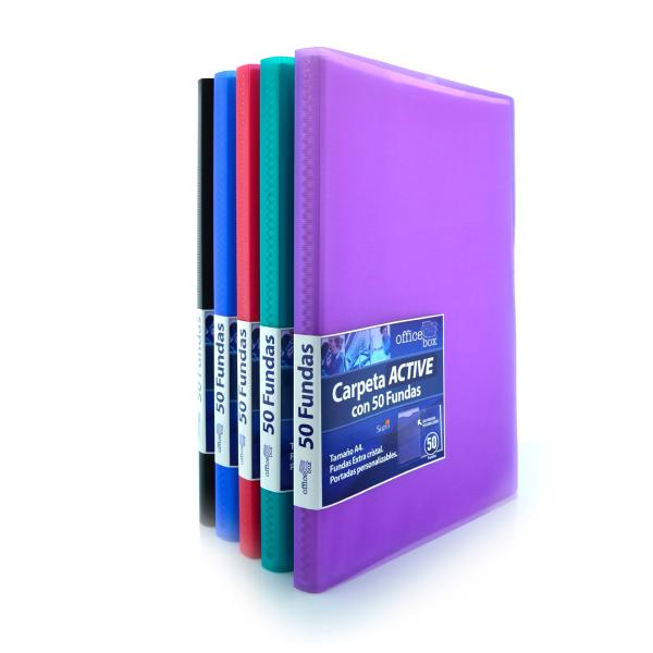 Carpeta 50 Fundas A4 Supra
