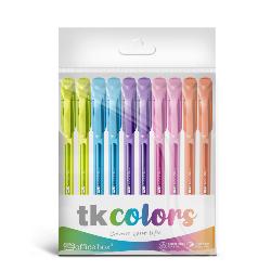 Bolígrafo TK Colors Surtido (Bolsa 10 ud)