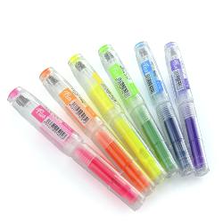 FLUO  Marcador Recargable - Blister 6 U.