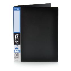 Carpeta 2 Anillas 25 mm Deluxe Negro