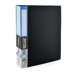 Carpeta 2 Anillas 40 mm Deluxe Negro