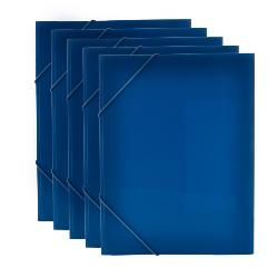 Carpeta con Gomas A4+ Azul
