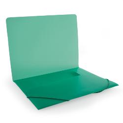 Carpeta con Gomas A4+  Verde