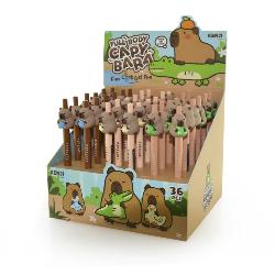 Bolígrafos de Gel Capybara - Display 36 unidades