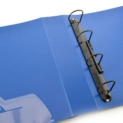 Carpeta 4 Anillas 40 mm Deluxe Azul