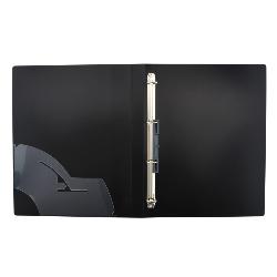 Carpeta 4 Anillas 16 mm Deluxe Negro