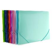 Carpeta con Gomas A4+ Verde Oscuro Colorline