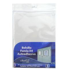 Bolsillo Autoadhesivo Tamaño A4 (Pack 5 ud)