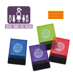 8 Mini Stamps - Set Catalán