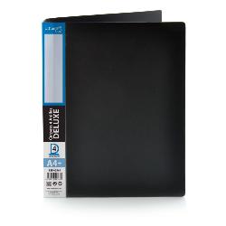 Carpeta 4 Anillas 25 mm Deluxe Negro