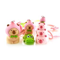 Llaveros Mima Pink Capybara