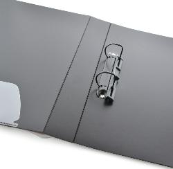 Carpeta 2 Anillas 25 mm Deluxe Negro