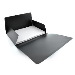 Carpeta con Gomas A4+ Personalizable Negro