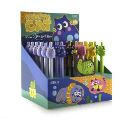 Bolígrafos de Gel Spotty Cat - Display 36 unidades