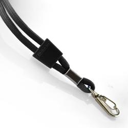 Lanyard Cinta Redonda Negro