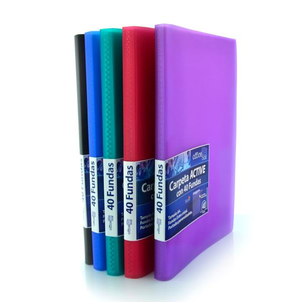 Carpeta 40 Fundas A4 Supra
