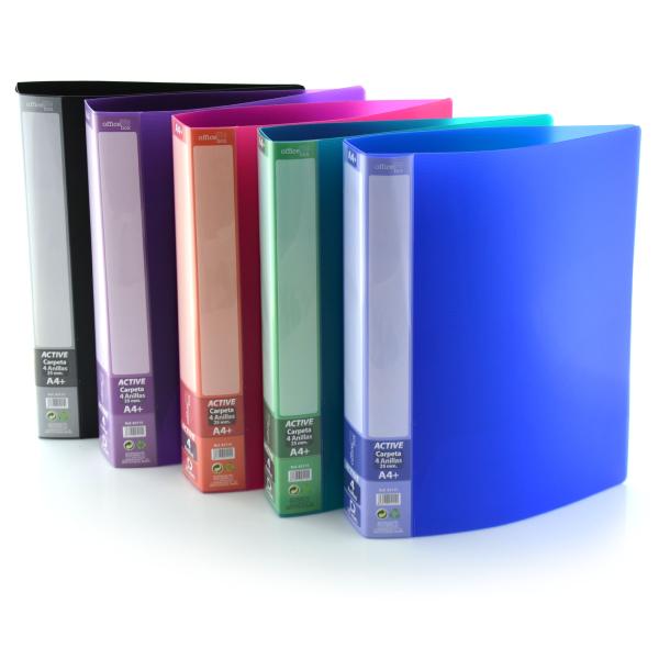 Carpeta 4 Anillas 25 mm Active Supra